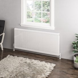 Eastbrook Type 11 Compact Panel Radiator 600mm x 1400mm Gloss White   25.0057