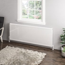 Eastbrook Type 11 Compact Panel Radiator 600mm x 1600mm Gloss White   25.0059