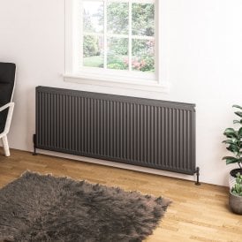 Eastbrook Type 11 Compact Panel Radiator 600mm x 1600mm Matt Anthracite   25.0068