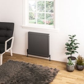 Eastbrook Type 11 Compact Panel Radiator 600mm x 600mm Matt Anthracite   25.0063