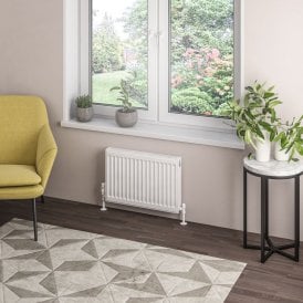 Eastbrook Type 21 Compact Panel Radiator 400mm x 600mm Gloss White   25.0080