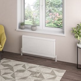 Eastbrook Type 21 Compact Panel Radiator 500mm x 1000mm Gloss White   25.0097