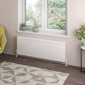 Eastbrook Type 21 Compact Panel Radiator 500mm x 1400mm Gloss White   25.0100