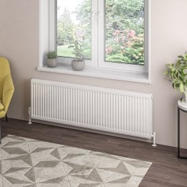 Eastbrook Type 21 Compact Panel Radiator 500mm x 1600mm Gloss White   25.0101