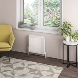 Eastbrook Type 21 Compact Panel Radiator 500mm x 500mm Gloss White   25.0092