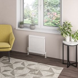 Eastbrook Type 21 Compact Panel Radiator 500mm x 500mm Gloss White   25.0092