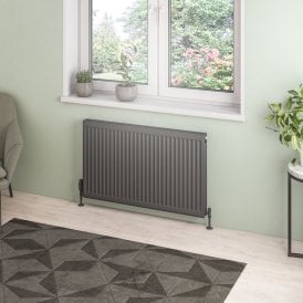 Eastbrook Type 21 Compact Panel Radiator 600mm x 1000mm Matt Anthracite   25.0122