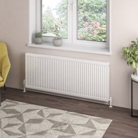 Eastbrook Type 21 Compact Panel Radiator 600mm x 1500mm Gloss White   25.0115