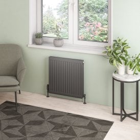 Eastbrook Type 21 Compact Panel Radiator 600mm x 600mm Matt Anthracite   25.0120