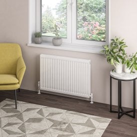 Eastbrook Type 21 Compact Panel Radiator 600mm x 900mm Gloss White   25.0109