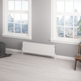 Eastbrook Type 22 Compact Panel Radiator 300mm x 1000mm Gloss White   25.0138