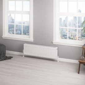 Eastbrook Type 22 Compact Panel Radiator 300mm x 1000mm Gloss White   25.0138