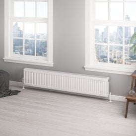 Eastbrook Type 22 Compact Panel Radiator 300mm x 1600mm Gloss White   25.0141