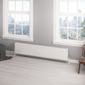 Eastbrook Type 22 Compact Panel Radiator 300mm x 1600mm Gloss White   25.0141