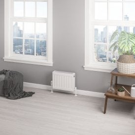 Eastbrook Type 22 Compact Panel Radiator 300mm x 400mm Gloss White   25.0135