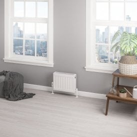 Eastbrook Type 22 Compact Panel Radiator 300mm x 400mm Gloss White   25.0135