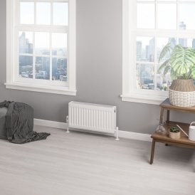 Eastbrook Type 22 Compact Panel Radiator 300mm x 600mm Gloss White   25.0136