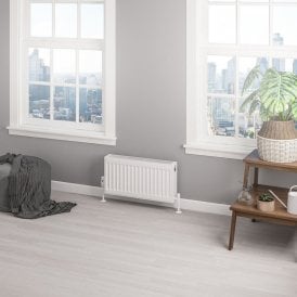 Eastbrook Type 22 Compact Panel Radiator 300mm x 600mm Gloss White   25.0136