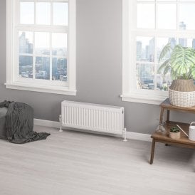 Eastbrook Type 22 Compact Panel Radiator 300mm x 800mm Gloss White   25.0137