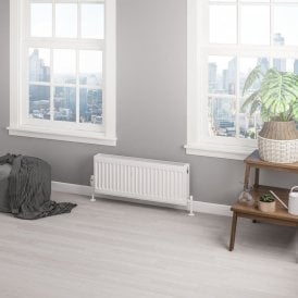 Eastbrook Type 22 Compact Panel Radiator 300mm x 800mm Gloss White   25.0137