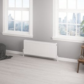 Eastbrook Type 22 Compact Panel Radiator 400mm x 1000mm Gloss White   25.0149