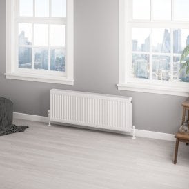 Eastbrook Type 22 Compact Panel Radiator 400mm x 1100mm Gloss White   25.0150
