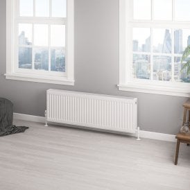Eastbrook Type 22 Compact Panel Radiator 400mm x 1200mm Gloss White   25.0151