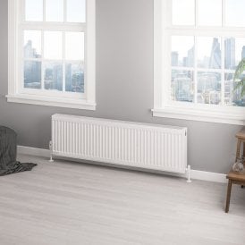 Eastbrook Type 22 Compact Panel Radiator 400mm x 1400mm Gloss White   25.0152