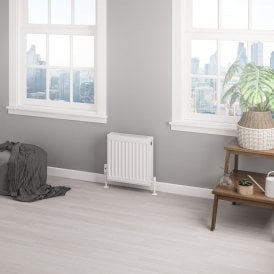 Eastbrook Type 22 Compact Panel Radiator 400mm x 400mm Gloss White   25.0143