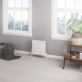 Eastbrook Type 22 Compact Panel Radiator 400mm x 400mm Gloss White   25.0143