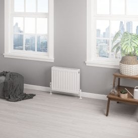 Eastbrook Type 22 Compact Panel Radiator 400mm x 500mm Gloss White   25.0144