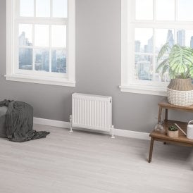 Eastbrook Type 22 Compact Panel Radiator 400mm x 500mm Gloss White   25.0144