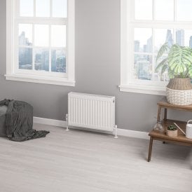 Eastbrook Type 22 Compact Panel Radiator 400mm x 600mm Gloss White   25.0145