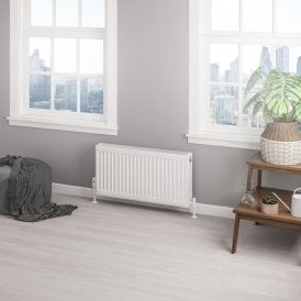 Eastbrook Type 22 Compact Panel Radiator 400mm x 800mm Gloss White   25.0147