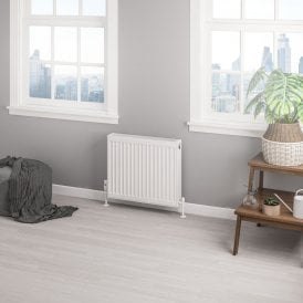 Eastbrook Type 22 Compact Panel Radiator 500mm x 600mm Gloss White   25.0158