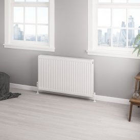 Eastbrook Type 22 Compact Panel Radiator 600mm x 1000mm Gloss White   25.0177