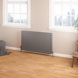Eastbrook Type 22 Compact Panel Radiator 600mm x 1000mm Matt Anthracite   25.0189