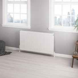 Eastbrook Type 22 Compact Panel Radiator 600mm x 1100mm Gloss White   25.0178