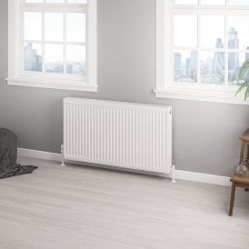 Eastbrook Type 22 Compact Panel Radiator 600mm x 1100mm Gloss White   25.0178