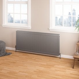 Eastbrook Type 22 Compact Panel Radiator 600mm x 1400mm Matt Anthracite   25.0191