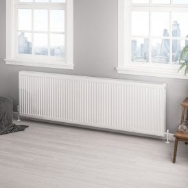 Eastbrook Type 22 Compact Panel Radiator 600mm x 2000mm Gloss White   25.0185