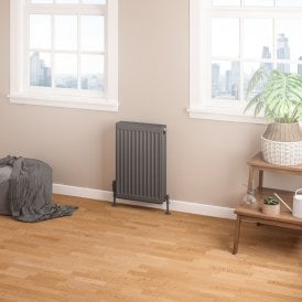 Eastbrook Type 22 Compact Panel Radiator 600mm x 400mm Matt Anthracite   25.0186