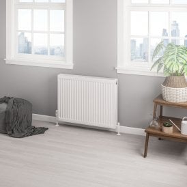 Eastbrook Type 22 Compact Panel Radiator 600mm x 800mm Gloss White   25.0175