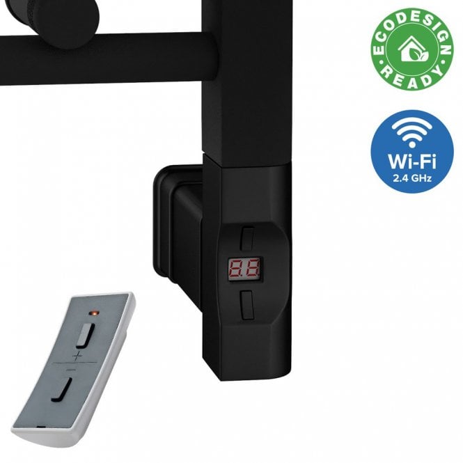 Eastbrook  Type F Element Wifi With D Shaped Cap 600w Matt Black   8.496