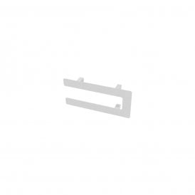Eastbrook Universal Double Flat Style Towel Hanger 375mm Matt White   89.0370