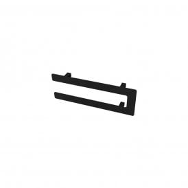 Eastbrook Universal Double Flat Style Towel Hanger 470mm Matt Black   89.0381