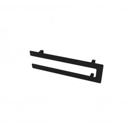 Eastbrook Universal Double Flat Style Towel Hanger 565mm Matt Black   91.0169