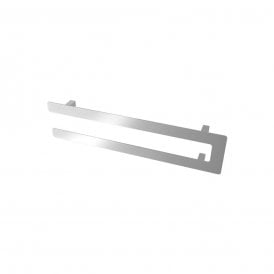 Eastbrook Universal Double Flat Style Towel Hanger 660mm Chrome   91.0117
