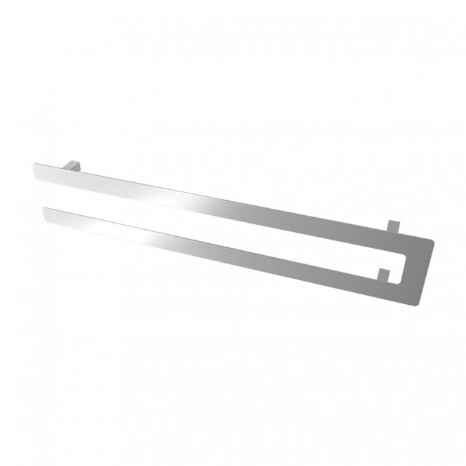 Eastbrook  Universal Double Flat Style Towel Hanger 850mm Chrome   91.0118