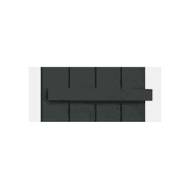 Eastbrook Universal Flat Style Towel Hanger 280mm Matt Anthracite   89.0288